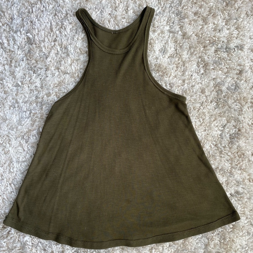 Free People Long Beach tank - green
